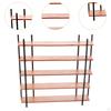 1/12 Scale Bookshelf Miniature Rack Doll Accessories Decoration Handmade Furniture Simulation