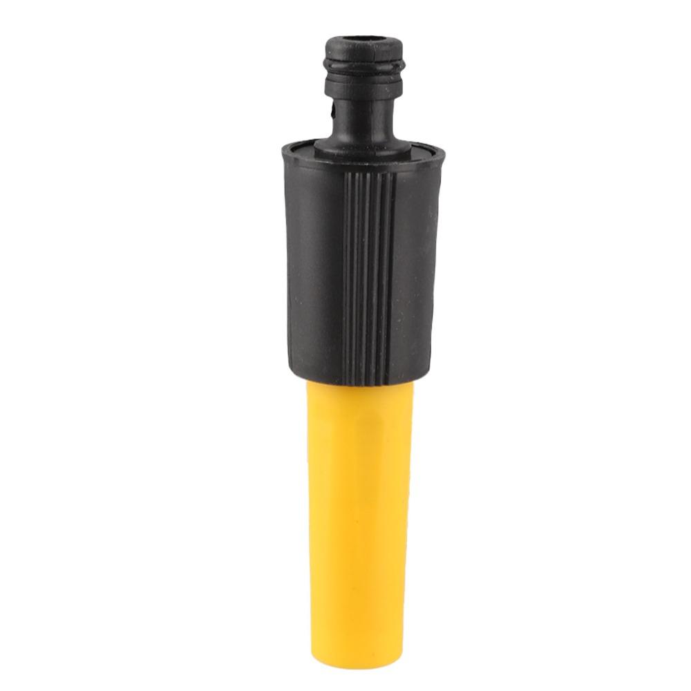 5pcs Plastic Garden Irrigation Tool Yellow Black Spray Nozzle Patio Maintenance