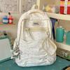 Schoolbag New Star Backpack, Stylish Korean Large-capacity Backpack, Student Commuter Backpack, Pain Bag