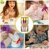Colored chalk set Brushes DIYs Children Drawing Craft Brushes with Comfort Thick Handle parent-child interaction supplies