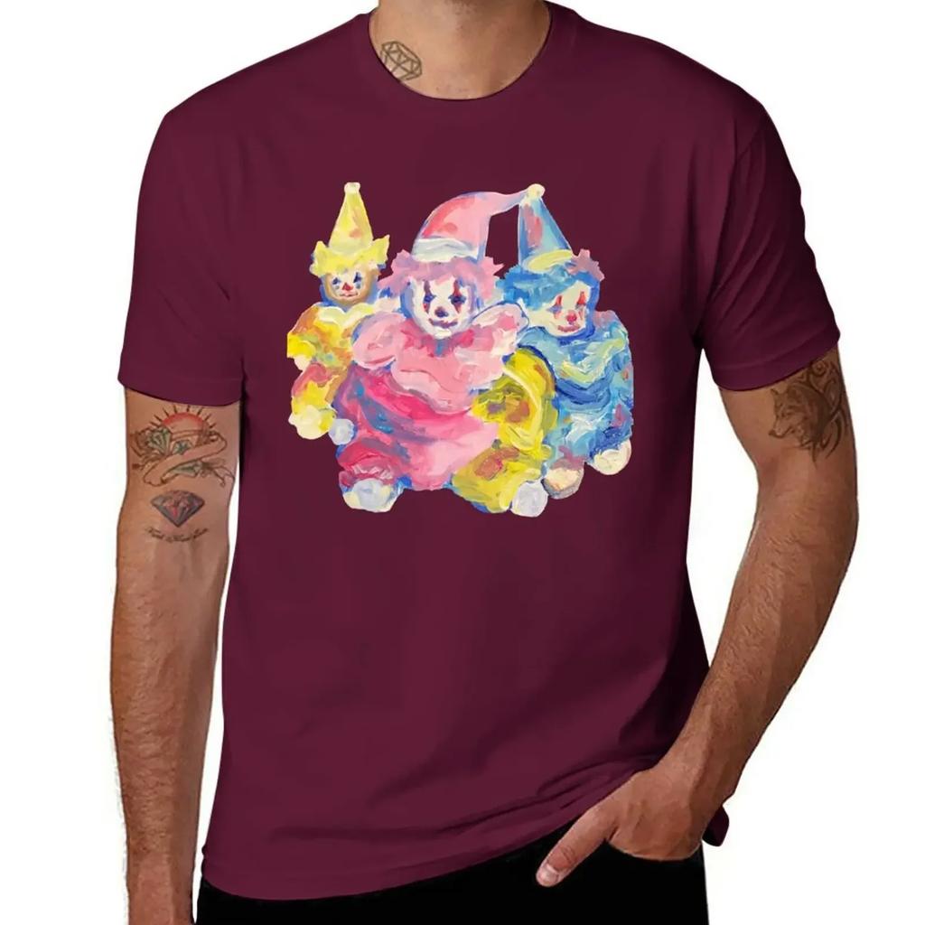 Clown Friends T-Shirt hippie clothes anime clothes mens clothing