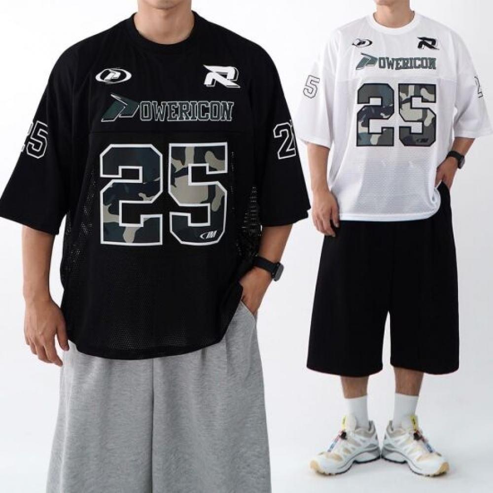 Onl Men Call Mesh Rugby ShorT Sleeve FuncTional T shirT Blockcore Look