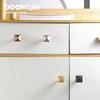 Dooroom Brass Furniture Handles Matt Brushed Nickel Yellow Bronze Pulls Cupboard Wardrobe Dresser Shoe Box Drawer Cabinet Knobs