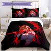 3pcs Duvet Cover Set (1*Duvet Cover + 2*Pillowcase, Without Core), Makima Chainsaw Man Print Soft All‑Season Bedding Set, Home Bedroom Decor Gift