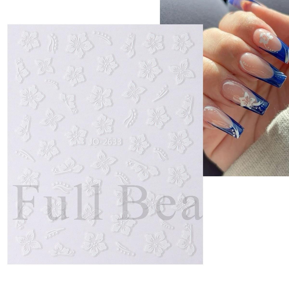 

Наклейки для ногтей с цветами, наклейки для дизайна ногтей, разноцветные слайдеры, декор для маникюра