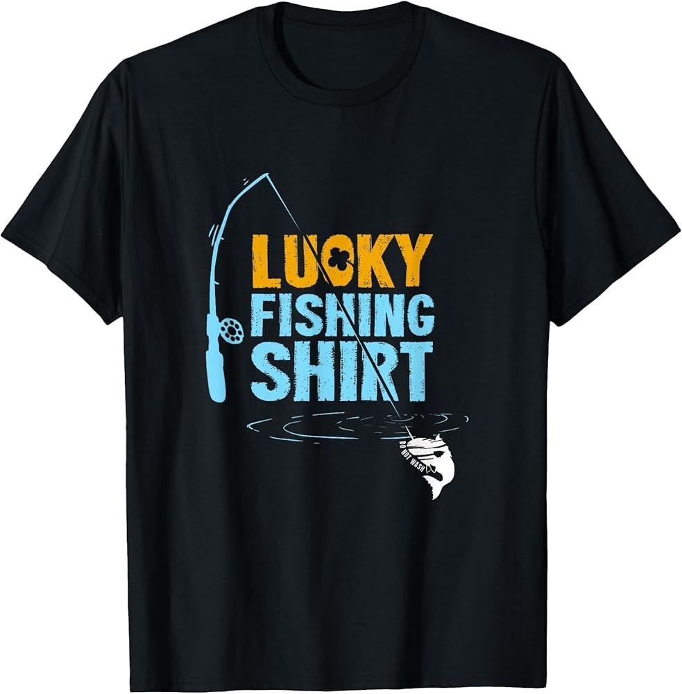 This Is My Lucky Fishing Fisherman s Favorite Artwork T-Shirt Unisex T-Shirt M