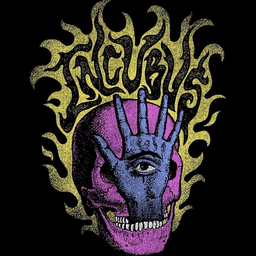 Incubus 90s Rock Band Skull Hand Black Unisex Shirt S-5XL DS348 Unisex T-Shirt M