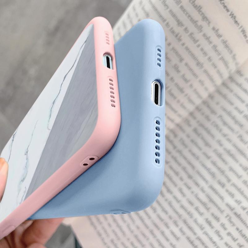 Husa din silicon moale din marmura cu flori pentru Xiaomi Redmi Note 13 Pro 13C Samsung A35 A55 M35 M34 iPhone Huawei Honor 200 Husa de protectie rezistenta la socuri