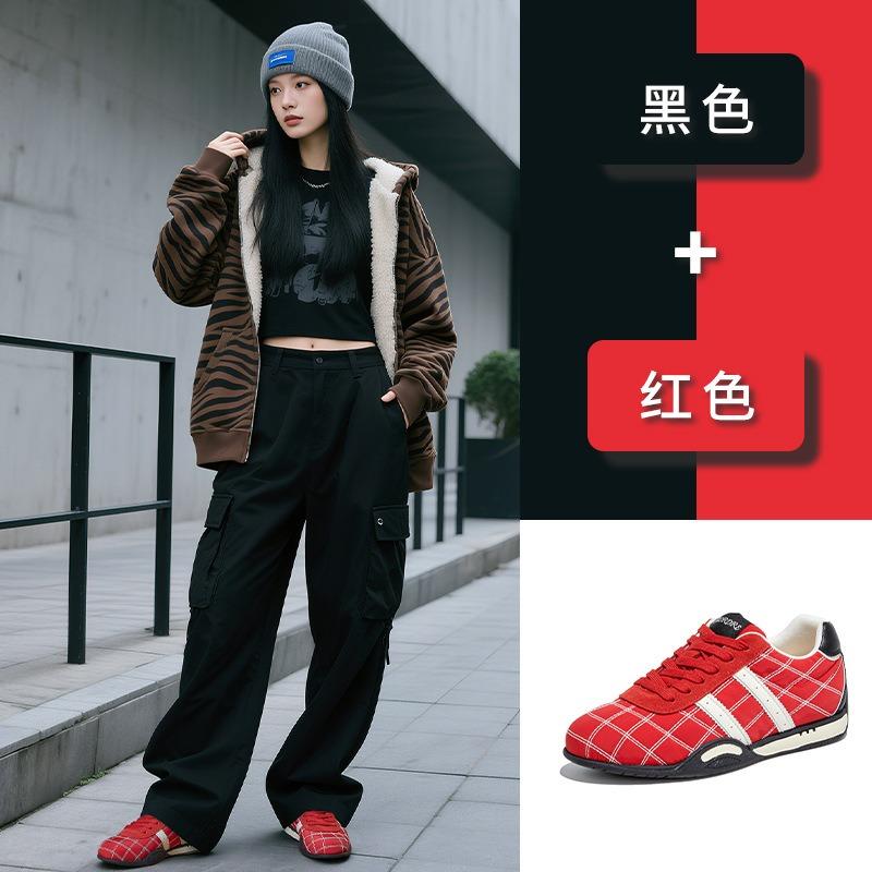Wula Grass Pigskin Pad Women's Autumn New Casual and Versatile Running Shoes