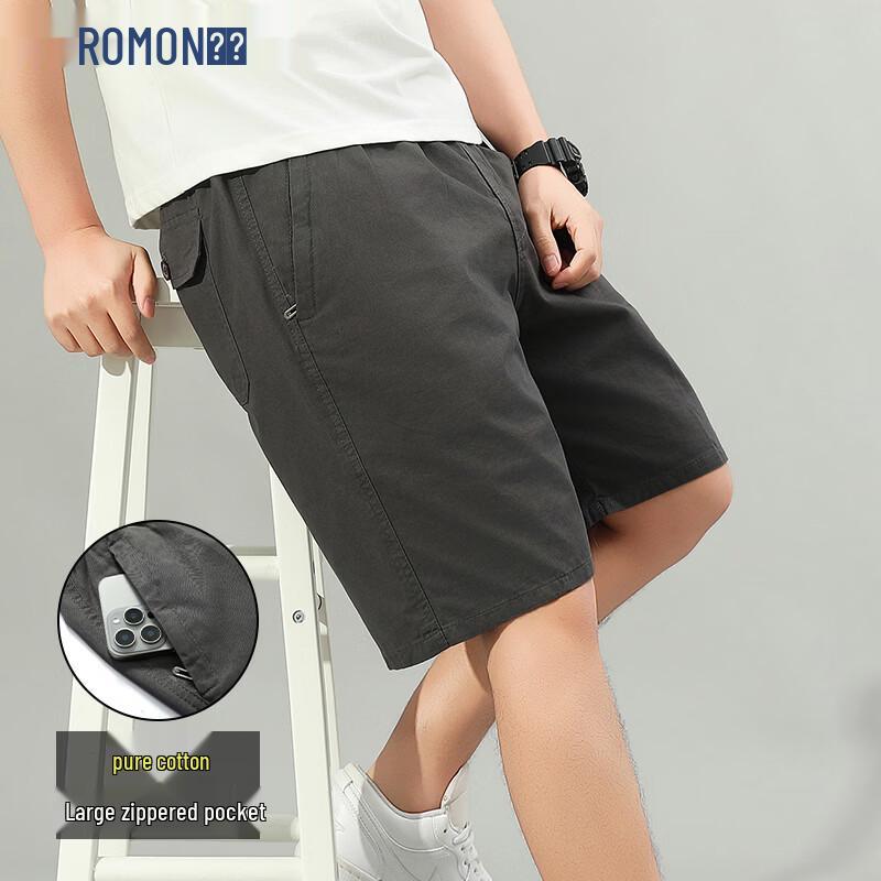 ROMON Men s Plus Size Summer Cargo Beach Shorts XXXL