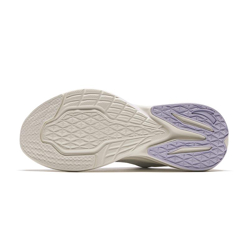 Anta Duci 5 Comfortable Versatile Shock Absorbing Durable Low Top Casual Running Shoes Women Sneaker White Purple 922525572F-51