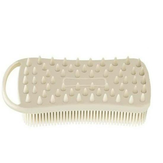 Double-Sided Silicone Bath & Massage Brush for Babies