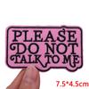 Jeans Backpack Embroidered Patch Cartoon/Letter Slogan Embroidery Patches Iron On Patches For Clothing Thermoadhesive Patches