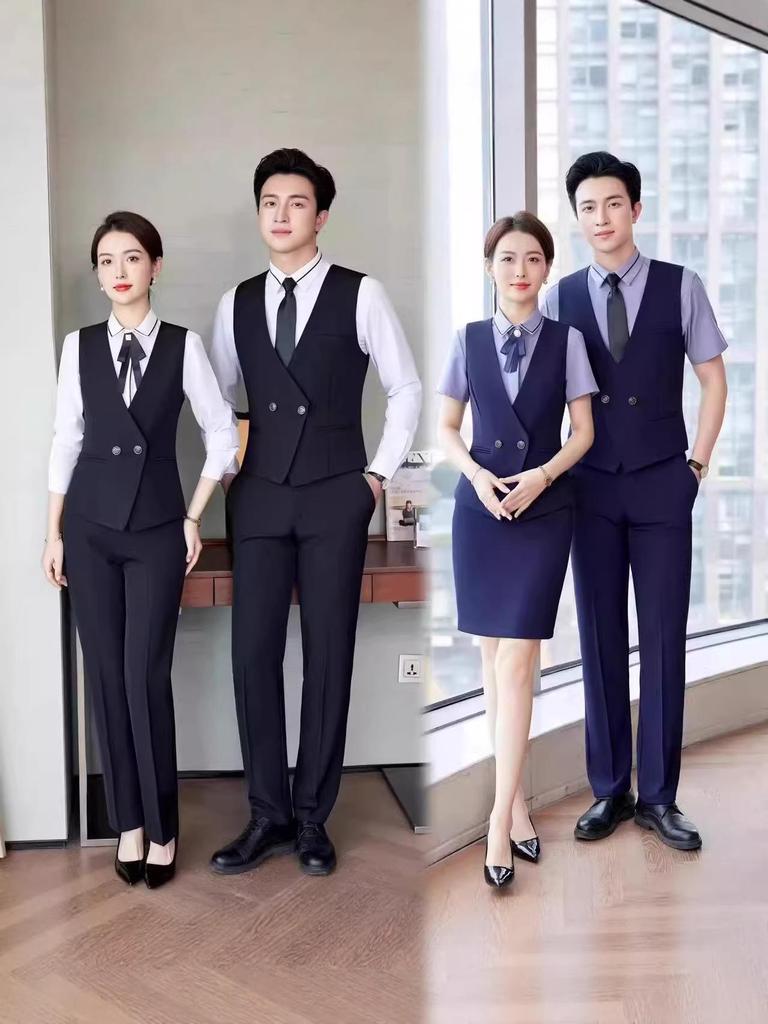 Unisex Professional Vest for Hotel and Catering Staff