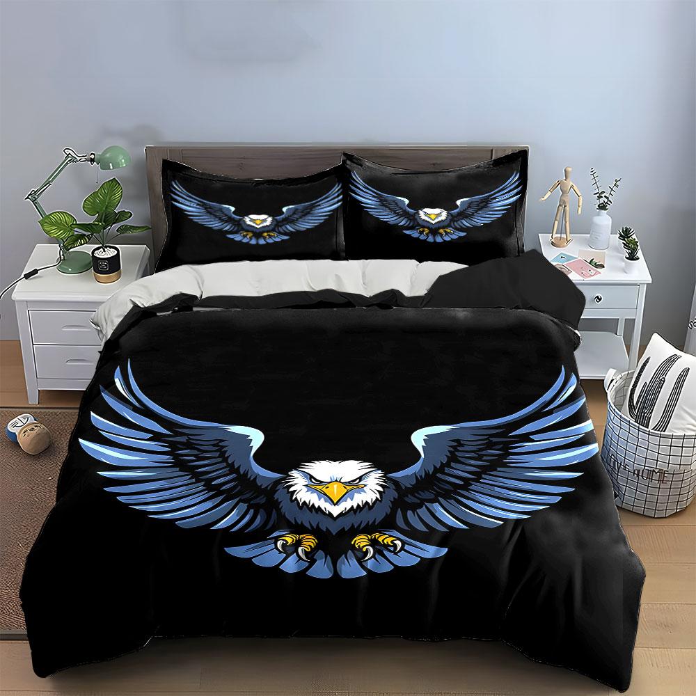 Majestic Soaring Eagle Flair. Bedding Sets Duvet Covers Pillowcases(1* Duvet Cover 2* Pillowcases Without Duvet Insert)