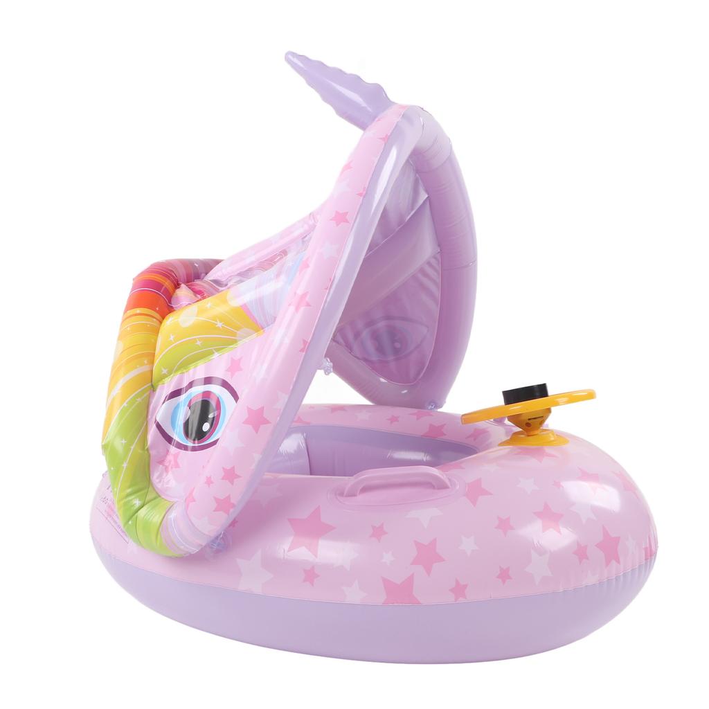 Aufblasbarer Babyschwimmring Cartoon-Form Doppelgriff Aufblasbarer Babyschwimmring für Kleinkinder Kinder