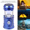 Solar Portable LED Lantern Telescopic Flashlight USB Rechargeable Torch Tent Lamp Outdoor Camping Emergency Work Light