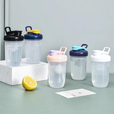 2025 Nuova Bottiglia Shaker Portatile da 400 ml per Proteine in Polvere, Bottiglia d'Acqua Anti-perdita per Palestra, Allenamento Fitness all'Aperto, Tazza Miscelatrice Sportiva