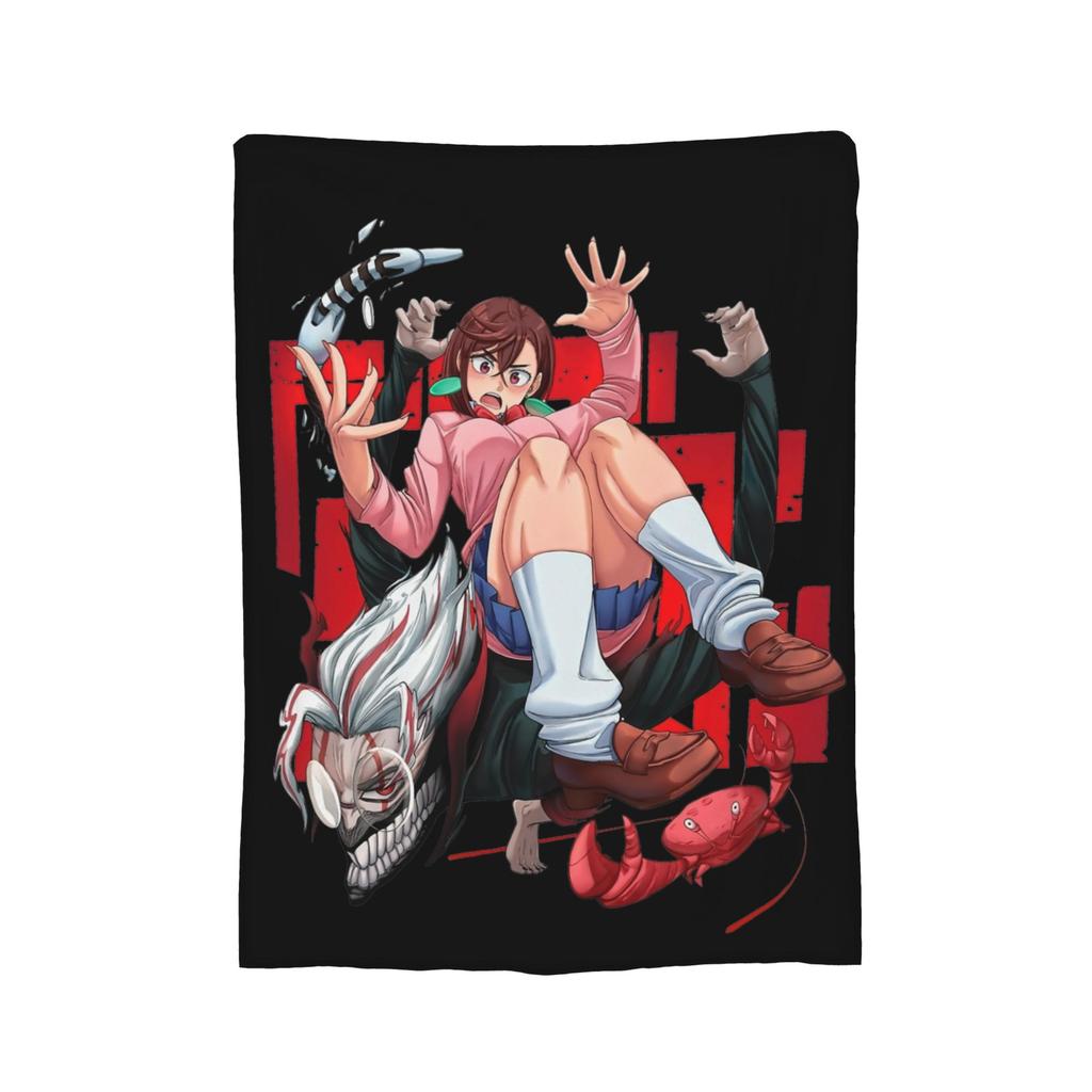 Turbo Granny Dandadan Anime Flannel Blankets  Creative Throw Blanket for Bed Sofa Couch 200x150cm Plush Thin Quilt,