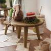 Desktop Decorative Storage Stool Balcony Flower Rack Wooden Flower Pot Stand Garden Ornaments