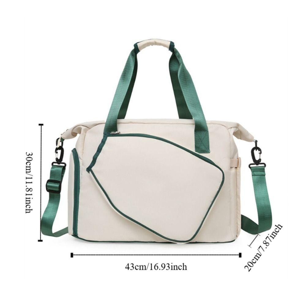 Portable Tennis Racquet Bag Shoe Compartment Tennis Shoulder Bag Pickleball Racket Bag Badminton