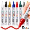 MOBIDEA 4 Colors Quick Dry Waterproof Car Scratch Repair Pen  Auto Paint Marker for Wheel Tyre