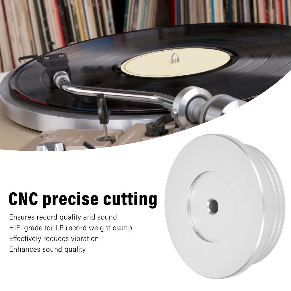 Vibration Reduction HiFi Disc Stabilizer Aluminum Alloy Record Weight Clamp for Turntable
