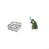 Luxury Tissue Paper Dispenser And Elegant Peacock Statue Animal Sculpture Collection for Kitchen