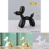 Estatua Minimalista de Perro Globo de Resina para Mueble de TV Mesa de Bar Decoración de Fiesta