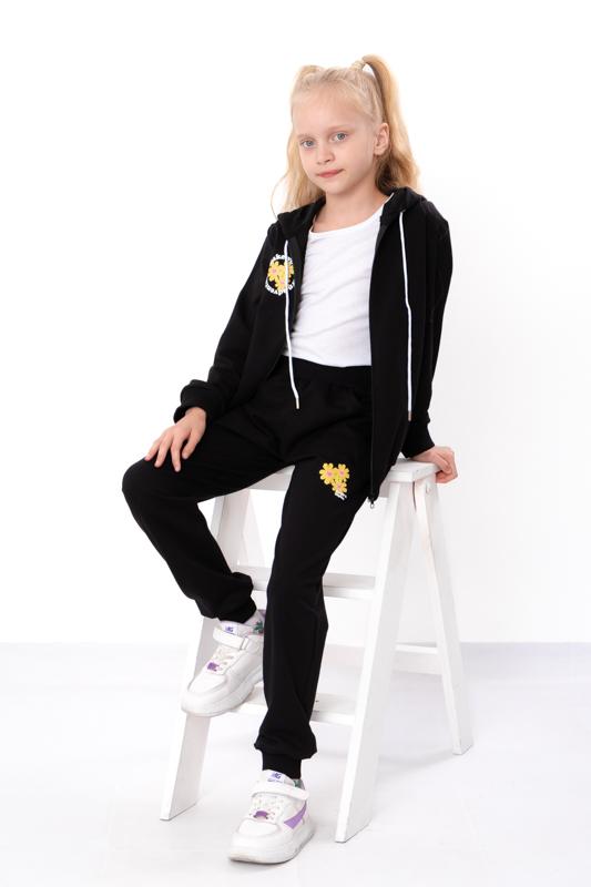 

Tracksuit (girls) – Soft Double Knit, Zipper Hoodie & Cozy Fit, Any season, 6018-057-33-5-1 HC 104 чорний