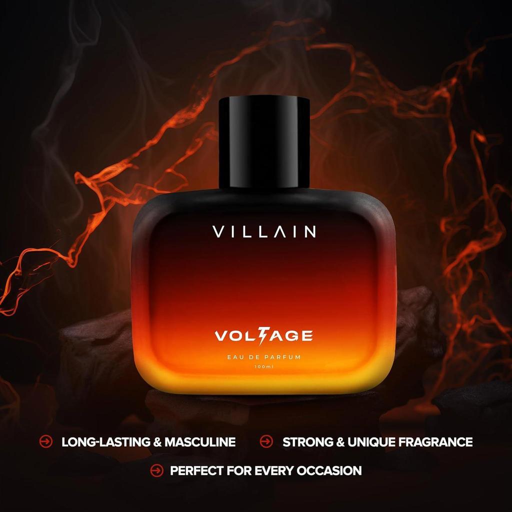 Villain Voltage Eau de Parfum für Herren | Würziges Fougere Langanhaltender Duft