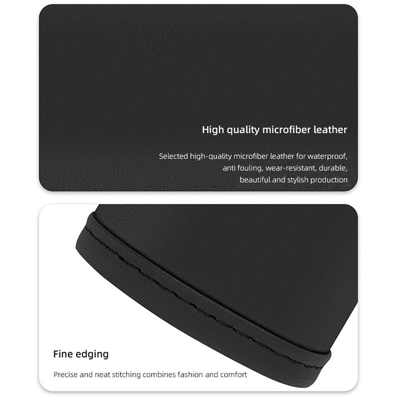 2Pc Car Anti Slip Pull Glove Car Interior Leather Handle Protector Cover For Peugeot 107 408 4008 308 3008 5008 508 2008 208 301