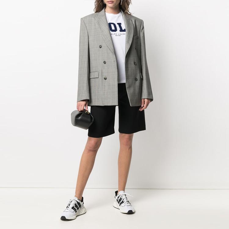 Polo Ralph Lauren Solid Logo Crew Neck Short Sleeve T-Shirt Women tops White 211827660-001