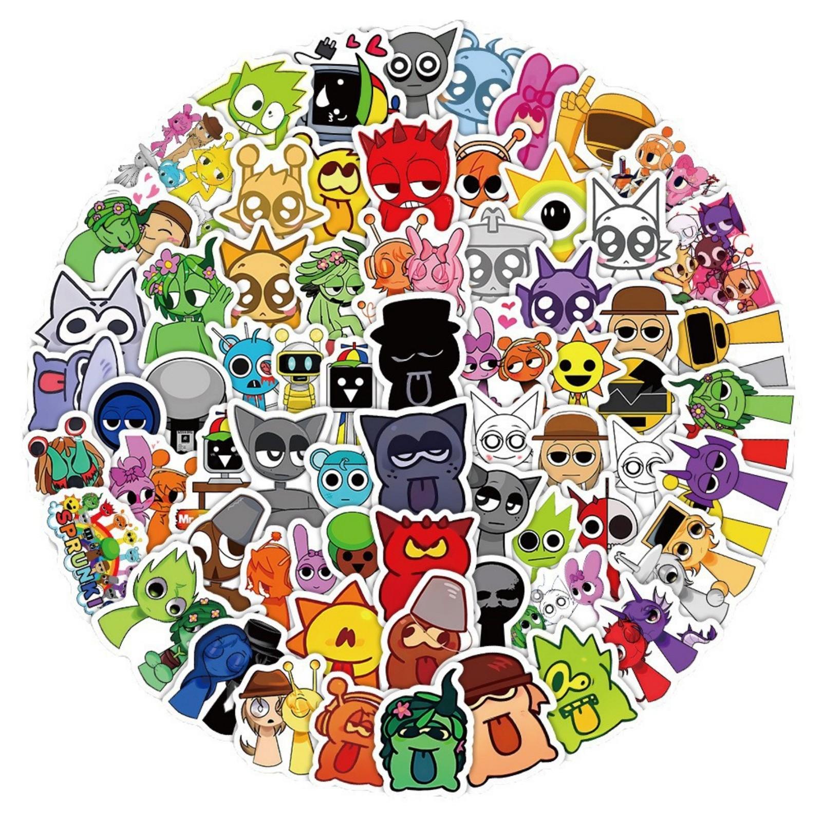 

100 шт. Наклейки на чемоданы, водонепроницаемые наклейки, скутер, компьютер, планшет, мультяшное украшение One Size