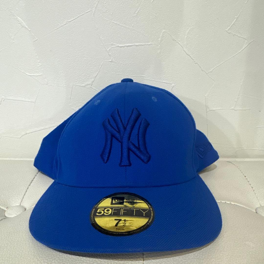 Used New Era 59FIFTY NY Yankees Cap Blue