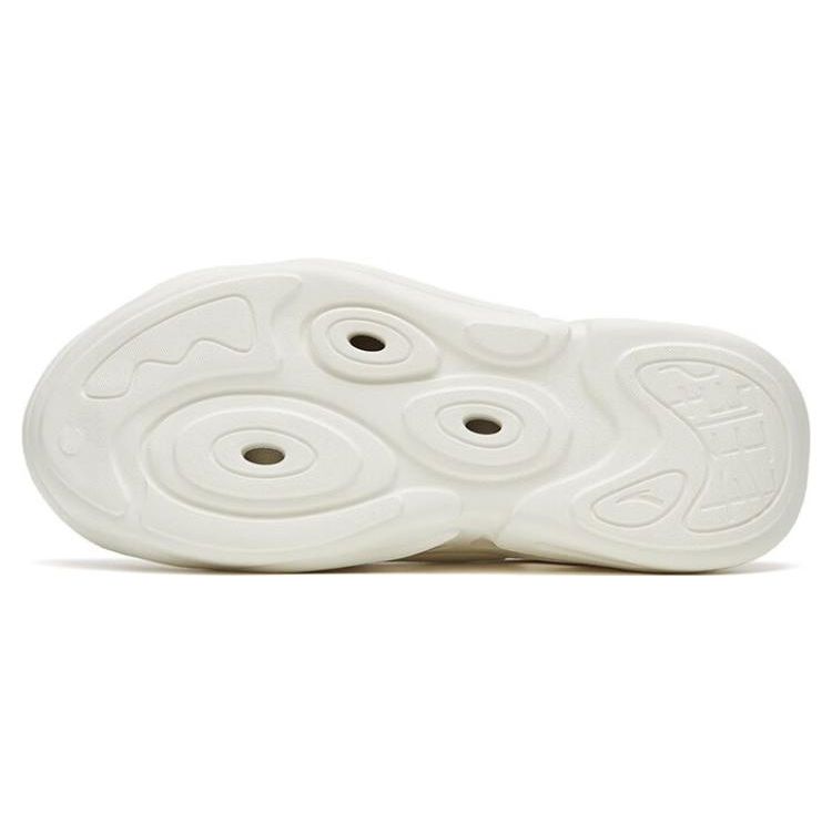 Anta Tide Worship 1.0 Non-Slip Wear-Resistant Silent Slide Sandals Men Footwear White 112338501-1