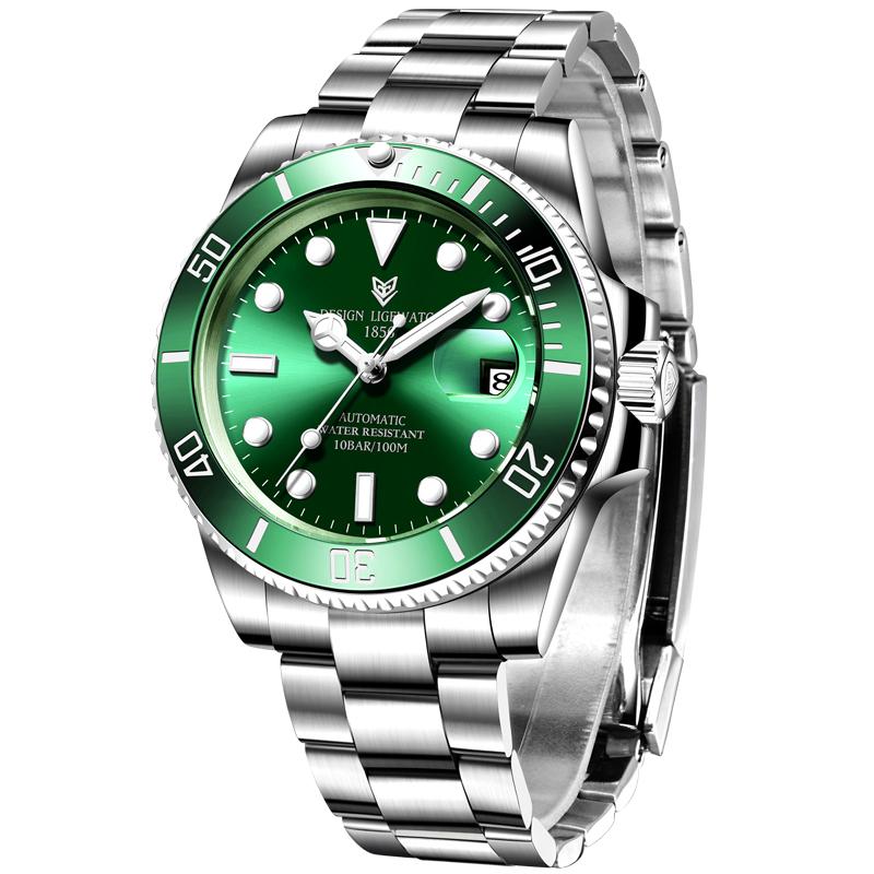 Reloj Automático de Lujo de Marca Superior para Hombre Moda Impermeable Deportivo Relojes de Pulsera Mecánicos para Hombre Casual Automático con Fecha