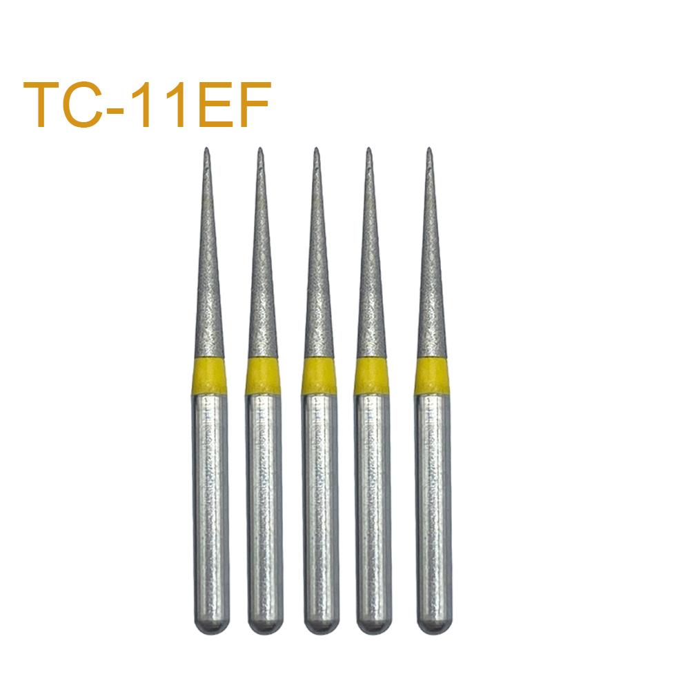 5Pcs/Pack, Jnsur Dental Diamond Burs Dental Drills For High Speed Handpiece Fg Dia 1.6Mm Dental Lab Technican Dentistry Material