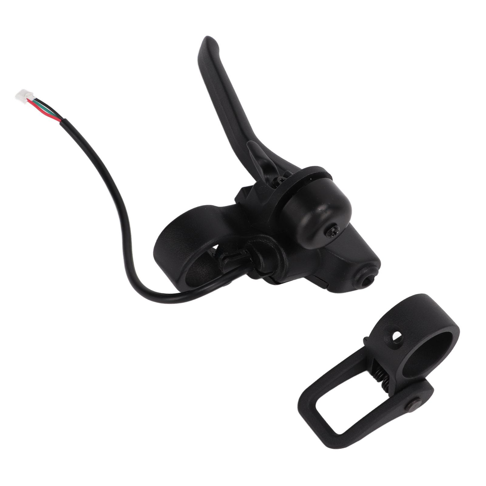 

Scooter Brake Lever Black Aluminum Alloy Scooter Handbrake with Bell Folding Buckle for Xiaomi M365 1S PRO PRO2