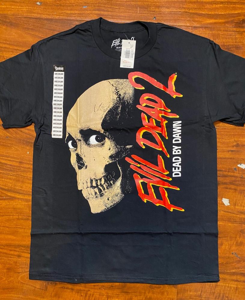 EVIL DEAD 2   Dead By Dawn  Skull Large Print Ripple Junction Graphic Tee-NWT Unisex T-Shirt XXXL