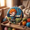 Needle Felting Kit for Beginners with Embroidery, Wool Painting Supplies for DIY Crafts and Home Decor