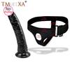 Black Realistic Dildo Soft Big Penis Suction Cup Anal Plug Adult Sex Toys for Women Strapon Vagina Member G-Spot Penetrate