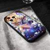 Game Genshin Impact Furina Phone Case Black Silicone Soft Shell For IPhone 17 16 15 14 13 12 11 Air Pro Max Plus Hot Sale