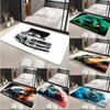 Large Size Retro Sports Car Floor Mats Graphic Printed  Doormats for Bathroom Kitchen Entrance Carpet Home Decoration Drain Pad