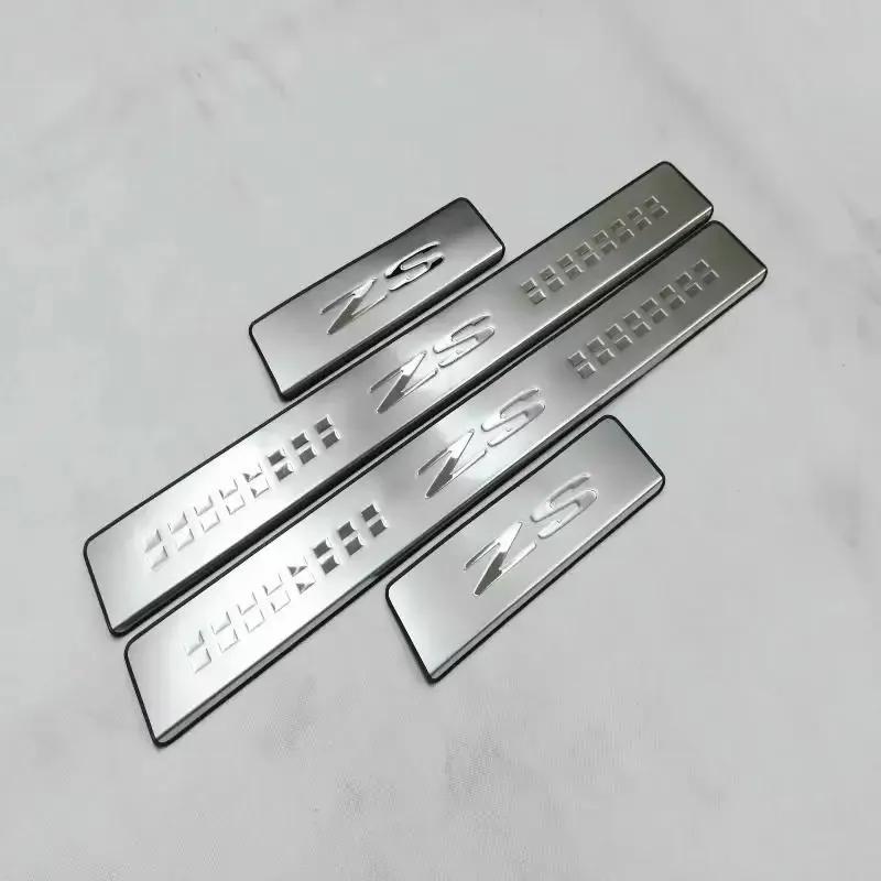 Car Original Threshold Stainless Steel Stickers For MG ZS   Protector Door Sill Scuff Plate Guard Trim Accessories 2024
