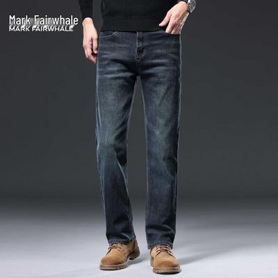 Jean Homme Coupe Droite Affaires Léger Mark Hua Fei