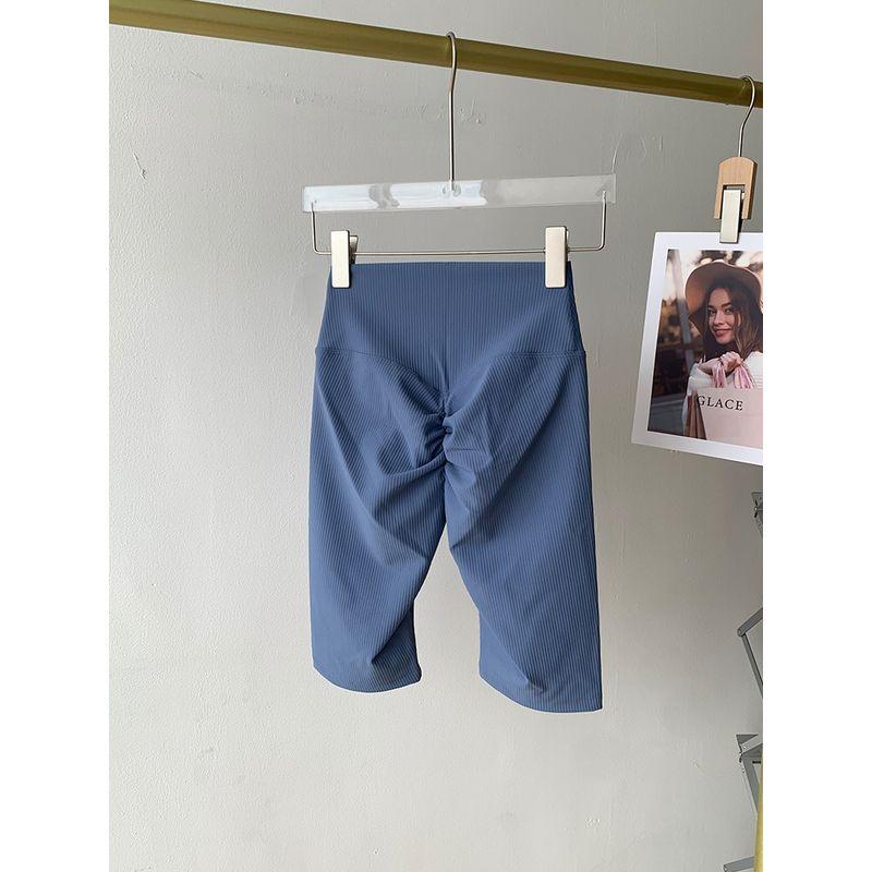 Lu Same Sports Shorts Women's Summer Thin Outwear No Embarrassment Line High Waist Hip Lift Outdoor Fitness Yoga Pants