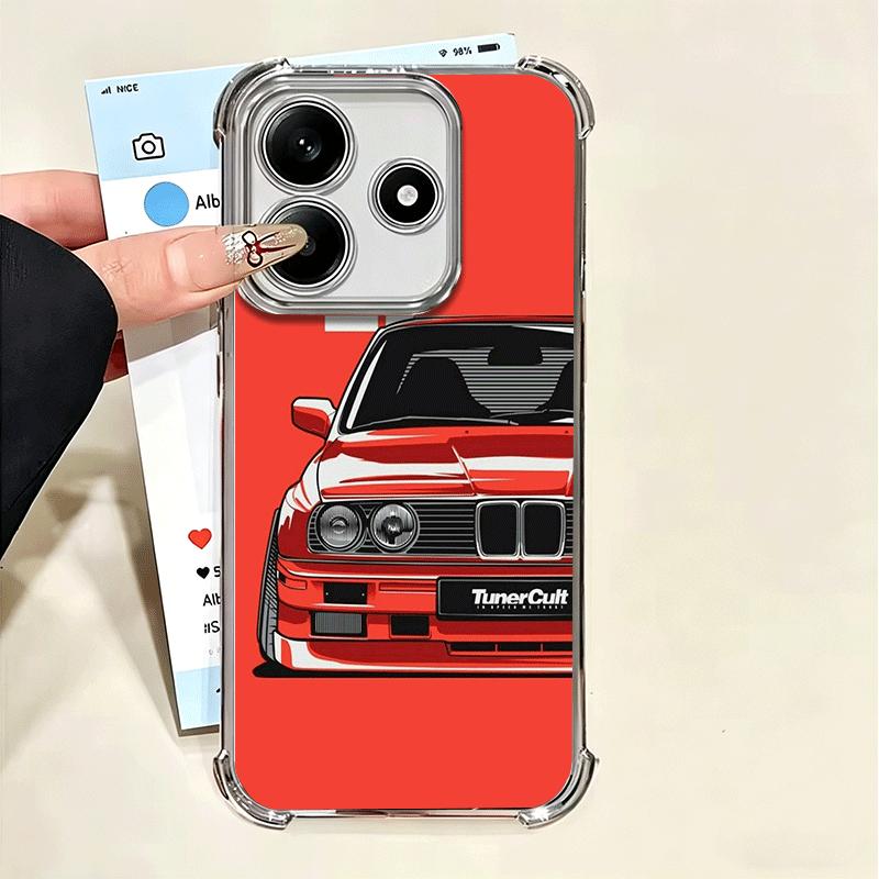 Simple Japanese Sports Cars Pattern Soft Phone Case For Xiaomi Poco X7 X8 Pro Max X6 X5 X3 F8 Ultra F7 M8 M7 M5S Redmi 15C 15A 1