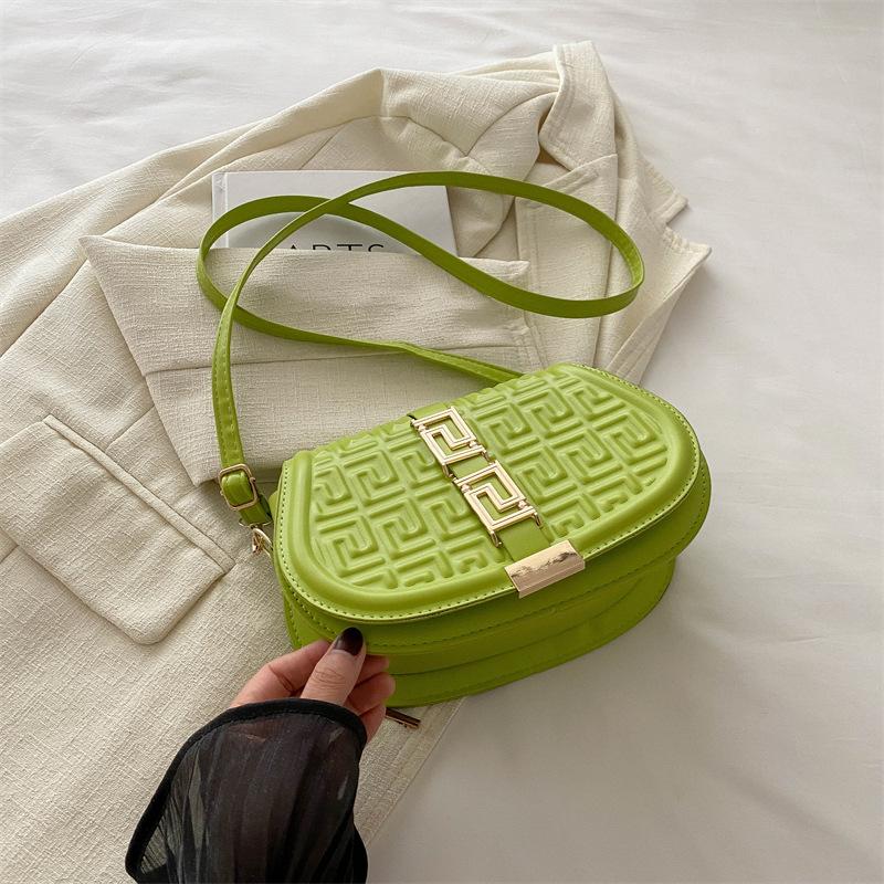 

New popular bag women 2025 summer new Korean version trendy fashion shoulder messenger bag foreign style saddle bag shoulder