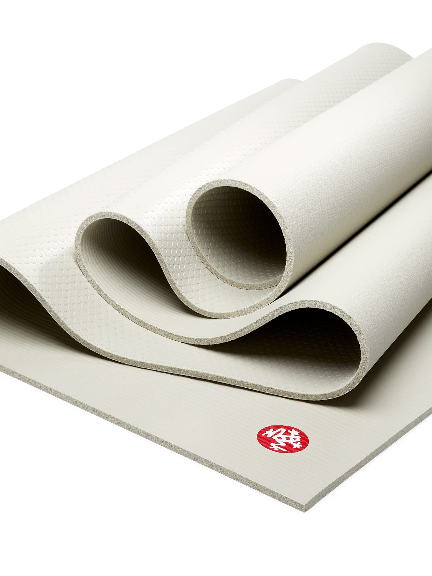 Manduka 6mm PRO Yoga Mat Training Mat Sand - Thick, High-Density, Shock-Absorbing, Non-Slip, Durable, Soundproof, Mat/Exercise / (Ivory)